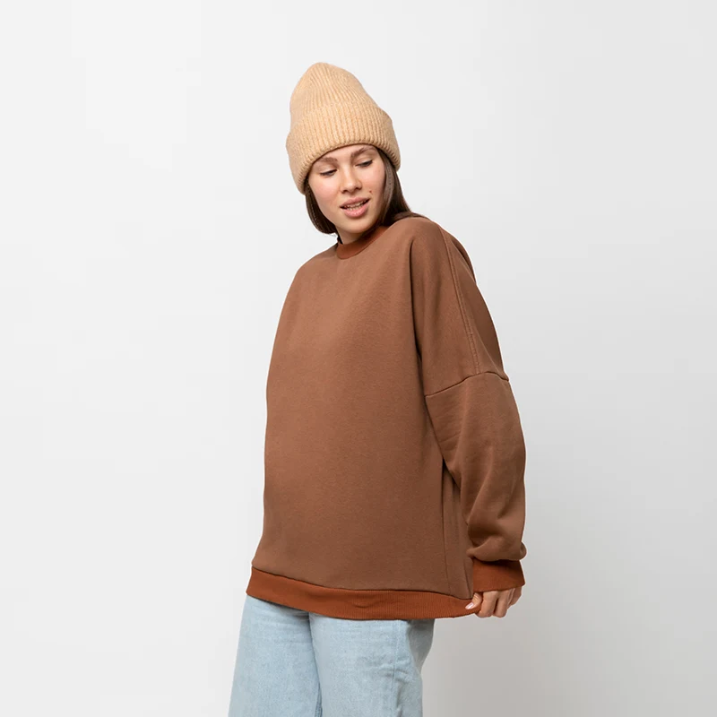 Caramel Oversized Sweatshirt